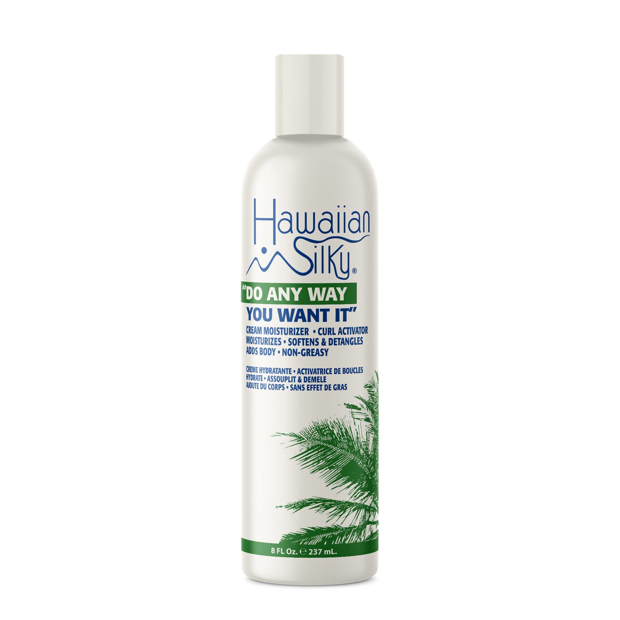 Hawaiian Silky Cream Activator Do Any Way You Want It 8 Fluid Ounce, White, 8 Fl — official pack photo 10025 (10025_HS__DoAnyWay_8oz.jpg) from afamconcept.com