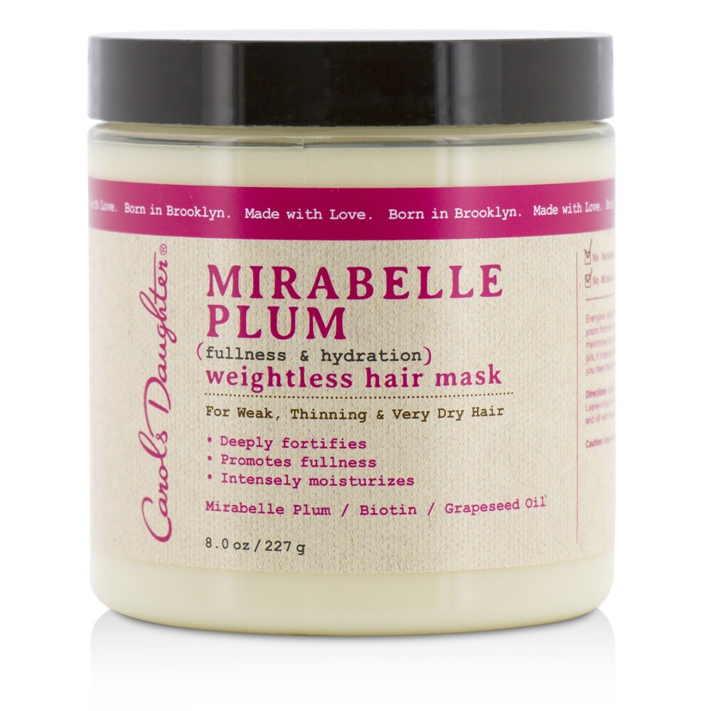 Carols Daughter Mirabelle Plum Weightless Hair Mask 8 Oz *