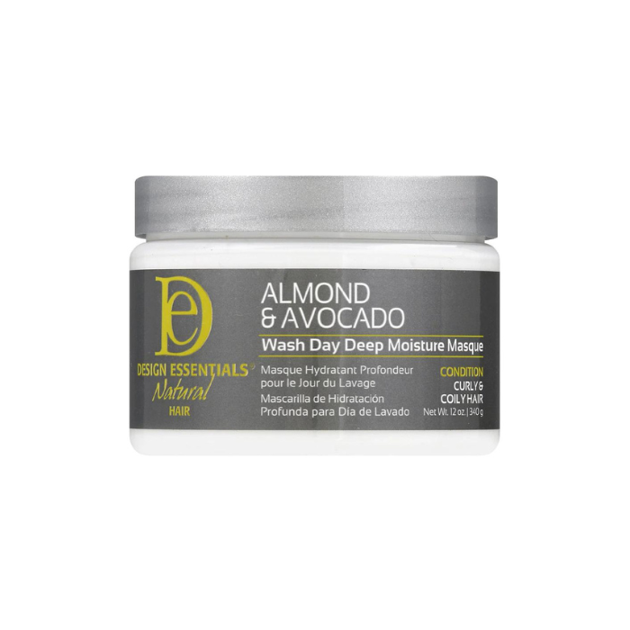 Design Essentials Natural Almond & Avocado Wash Day Deep Moisture Masque 12 Oz *