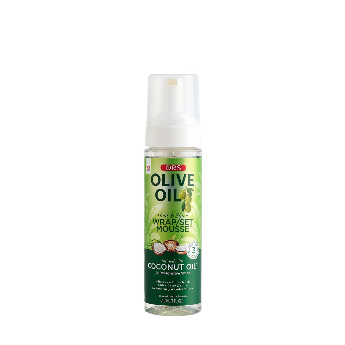 ORS Olive Oil Wrap/Set Mousse Set 7 oz — official pack photo 11107 (11107-1_a6f7bd18-2cd8-48f7-b7c0-7aa4ce34aacd.jpg) from orshaircare.com