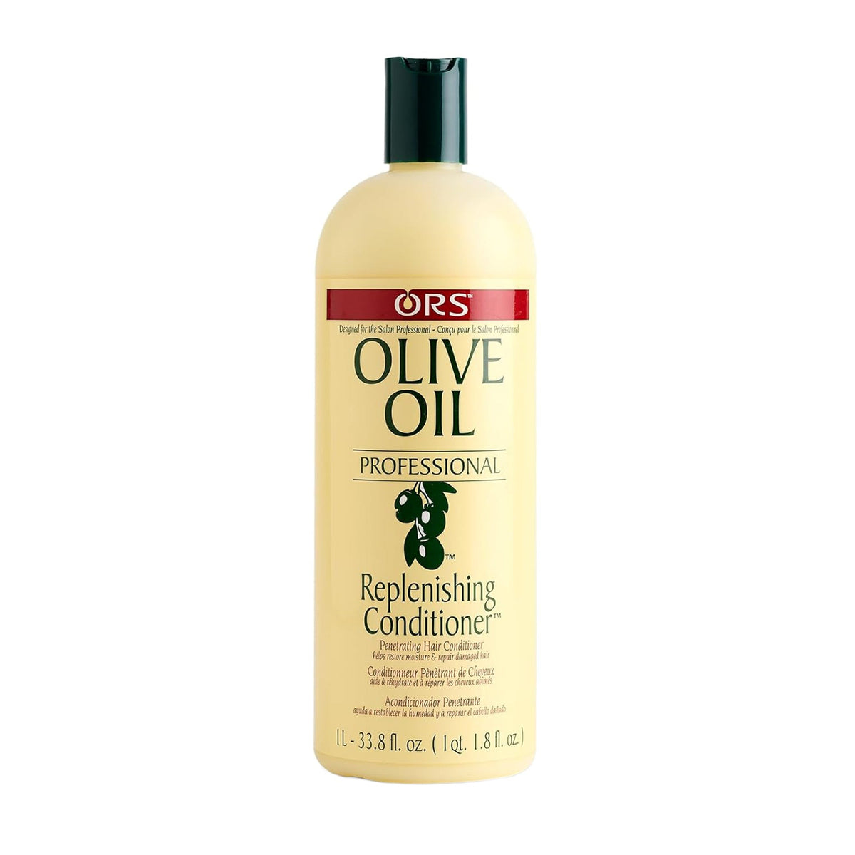 ORS Olive Oil Professional Replenishing Conditioner 1 L — official pack photo 11145 (11145-1_1_1dc78d45-0ee2-4890-90d4-35c34ac940e2.jpg) from orshaircare.com