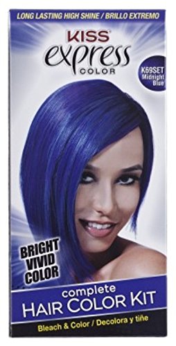 Kiss Express Colors Midnight Blue Complete Color Kit