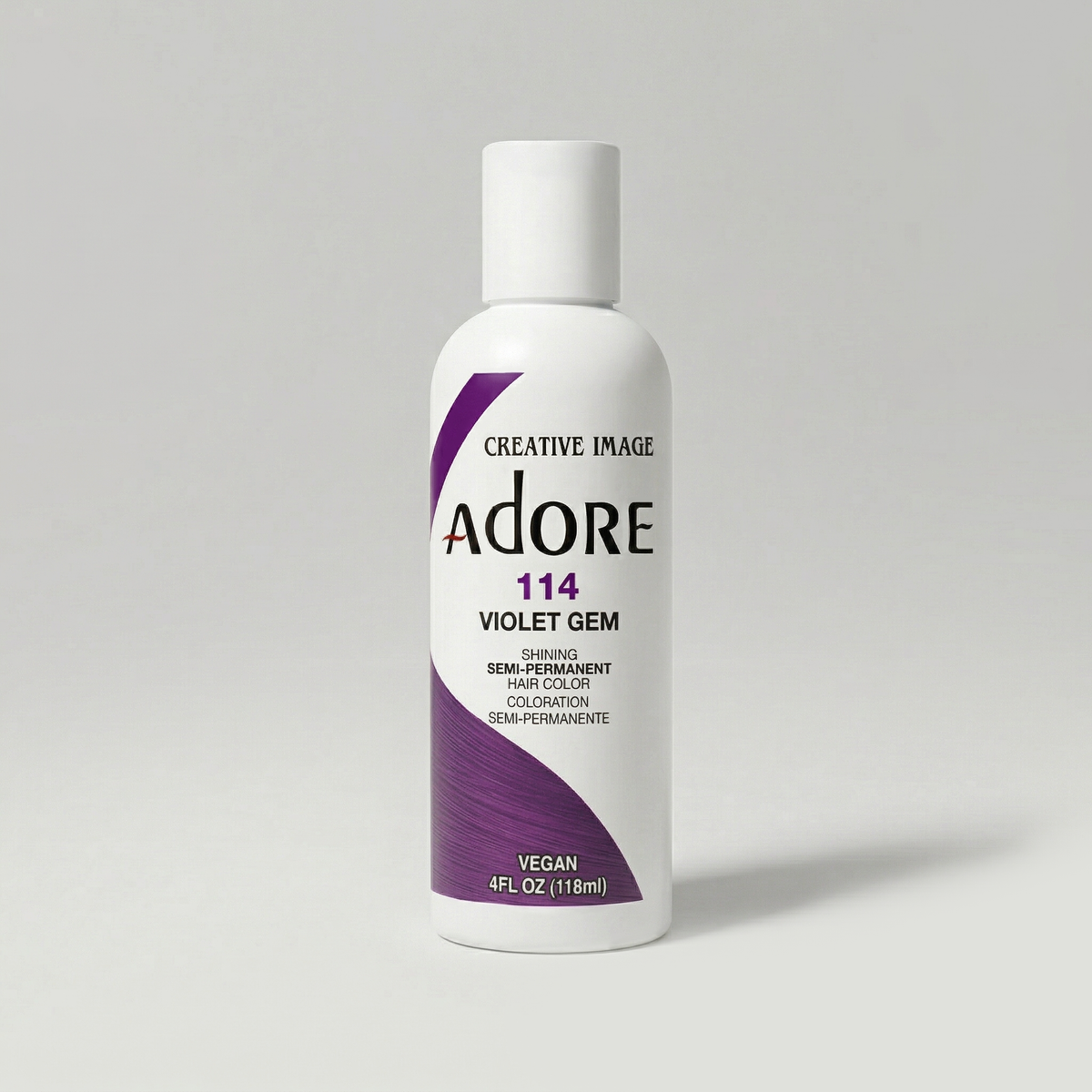 Adore Semi-Permanent Hair Color 114 Violet Gem 114