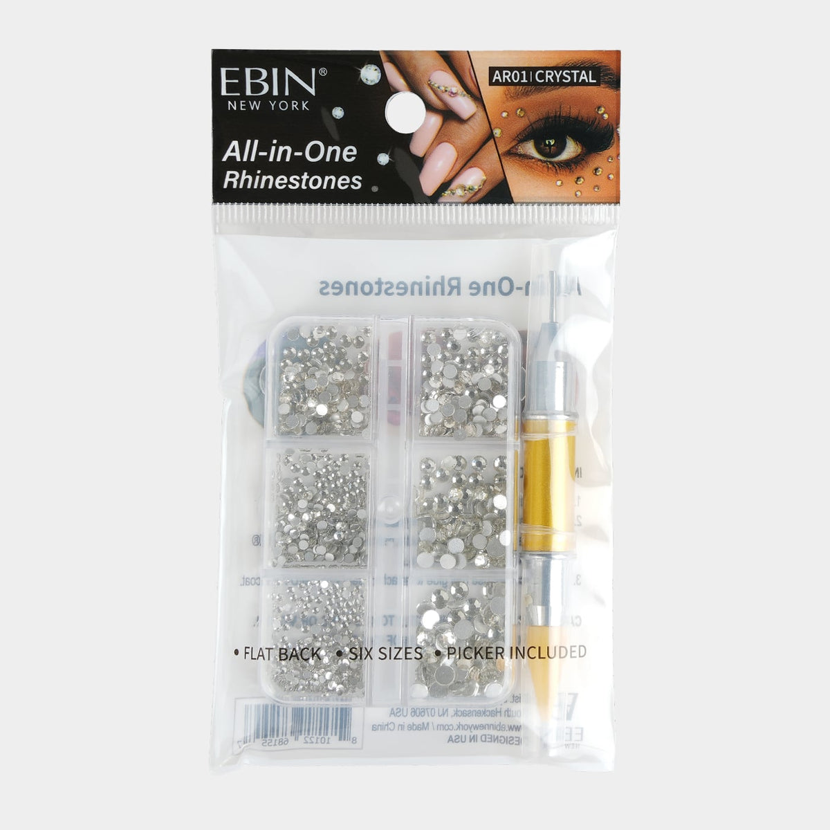 Ebin All In One Rhinestones Gold
