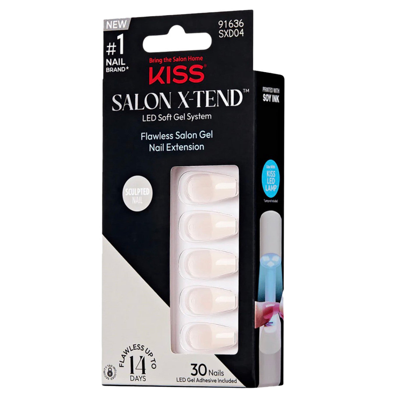 Kiss Salon X Tend Led Soft Gel System Starter Kit  Sxdo4