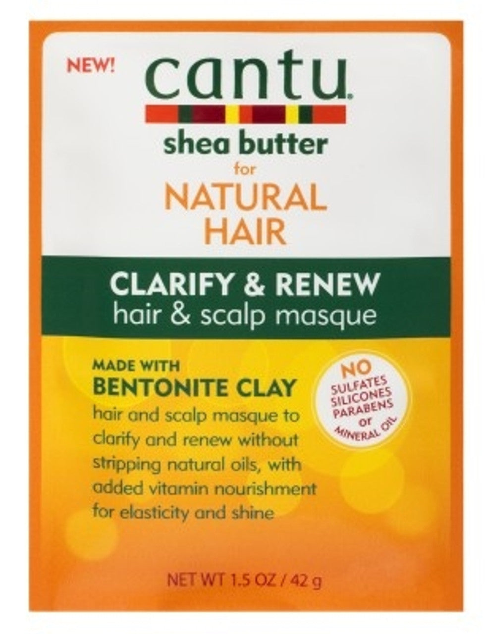 Cantu Clarify Renew Masque Clay 1 Oz *