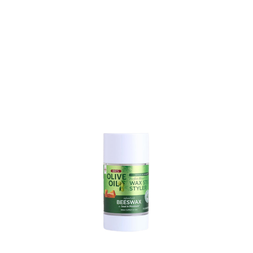 ORS Olive Oil Style & Sculpt Perfect Blend Wax Stick Styler 2.65 oz — official pack photo 12182 (12182-1_361e0679-e169-41c9-b4b2-7596f03cdf32.jpg) from orshaircare.com