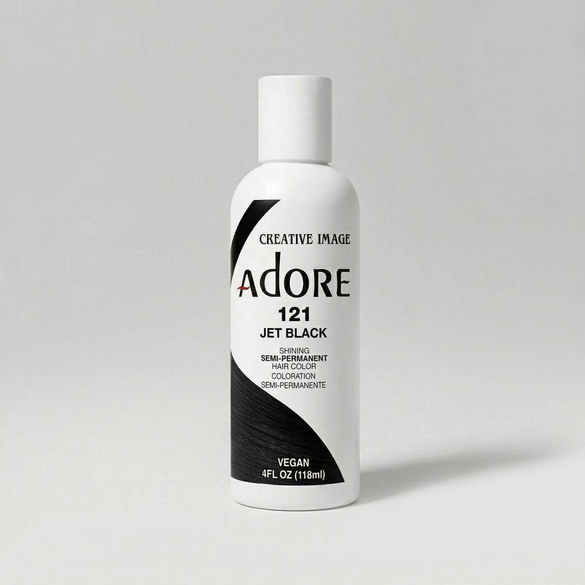 Adore Semi-Permanent Hair Color 121 Jet Black 121