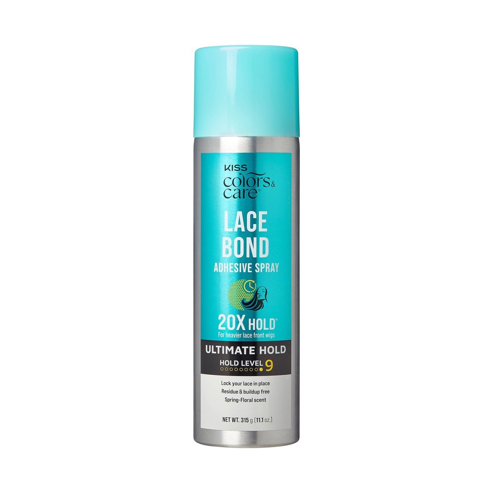 Kiss 20 × Hold Ulitmate  Hold Lace Bond 11.1 Oz