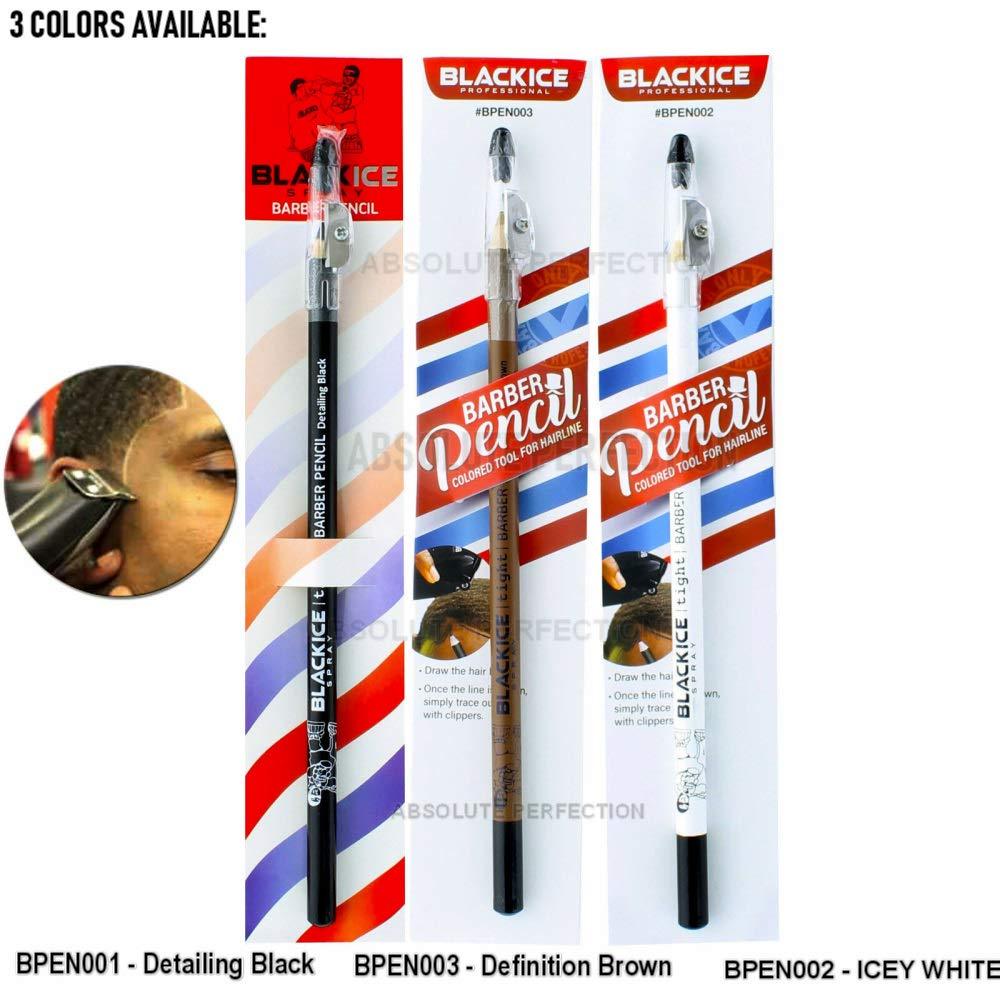 Barber Pencil Colored Tool For Hairline Blackice Black