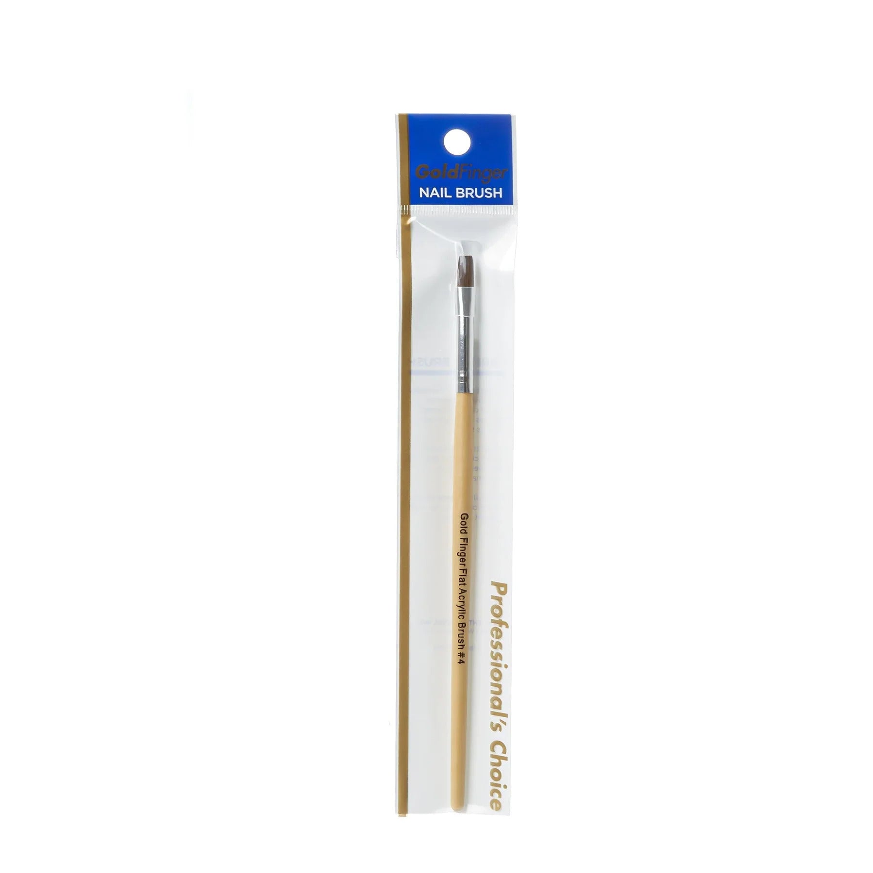 Gold Finger Nail Brush #4