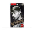 Red By Kiss Bow Wow Powerwave Velvet Luxe Durag Black HD71