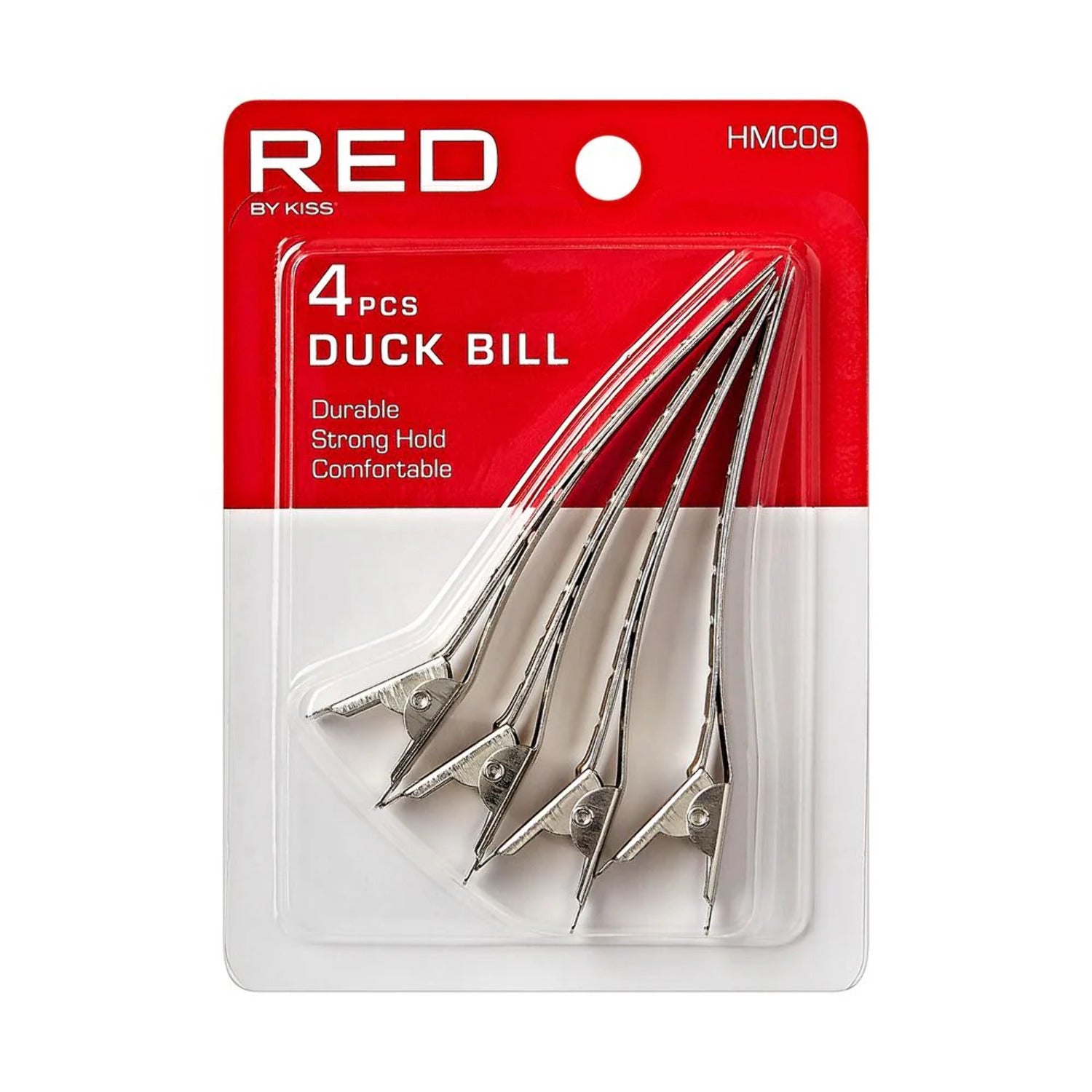 Red By Kiss Duck Bill Clips 4 Pcs HMC09