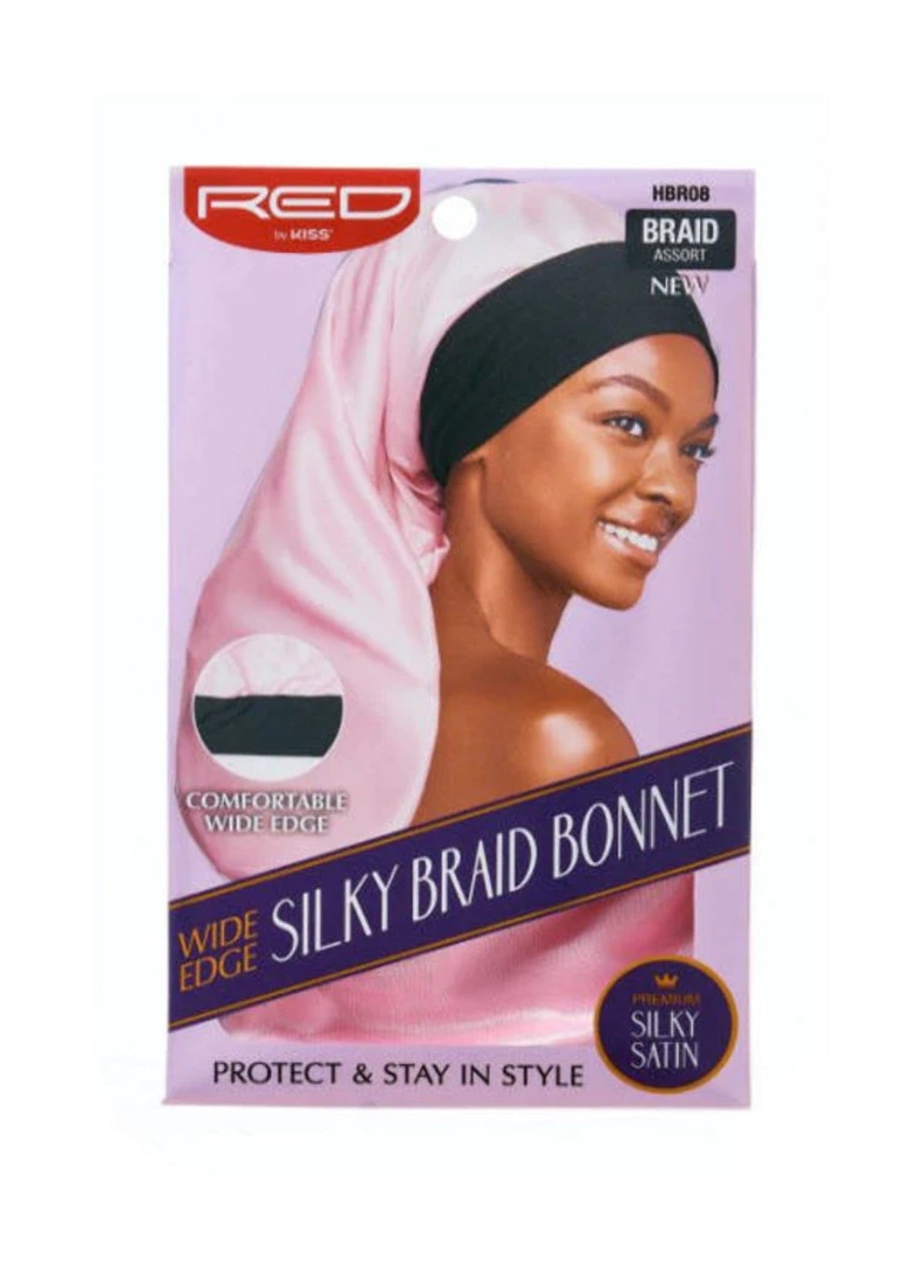 RED by KISS Silky Wide Edge Braid Bonnet Assorted Color