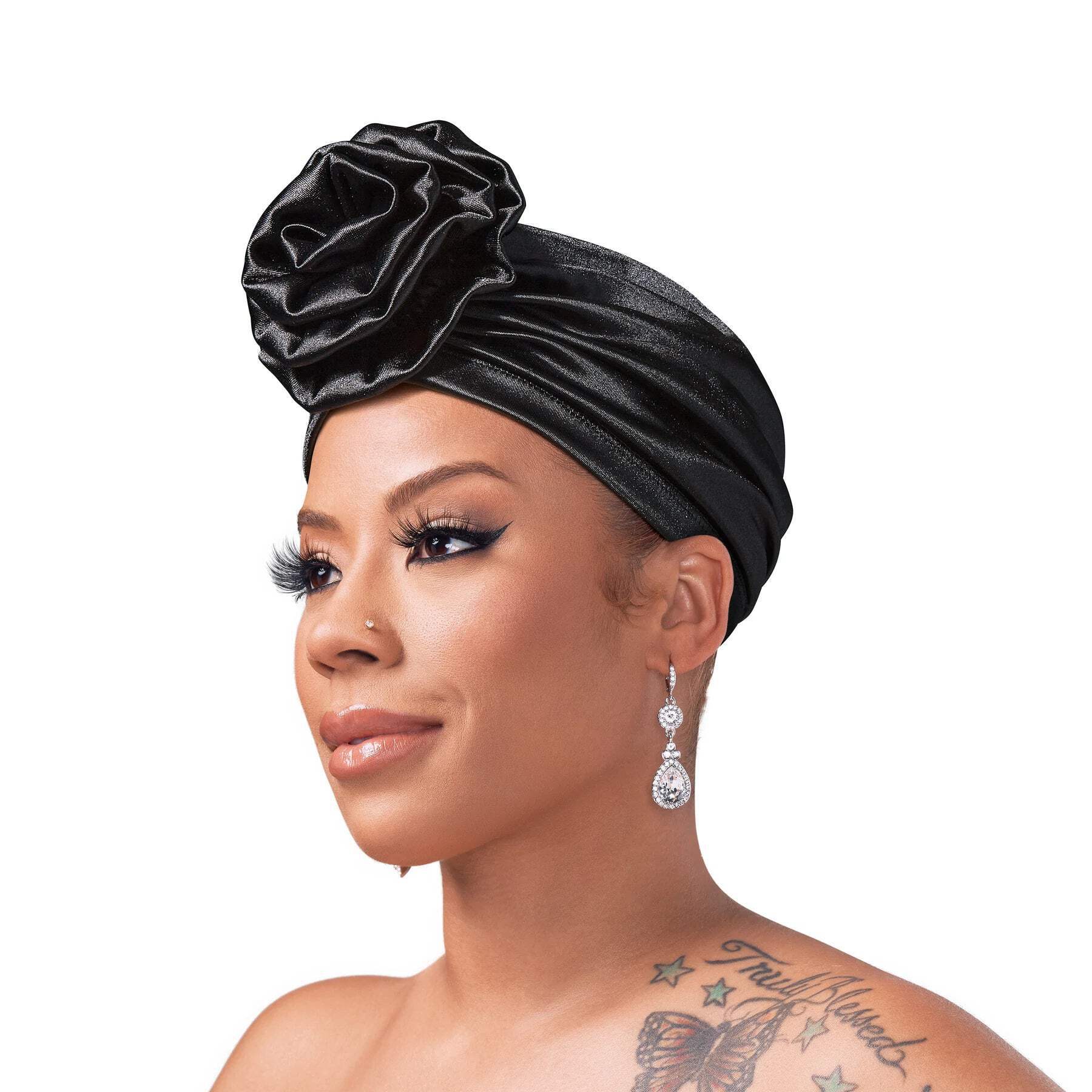 Red By Kiss Top Knot Turban HQ55