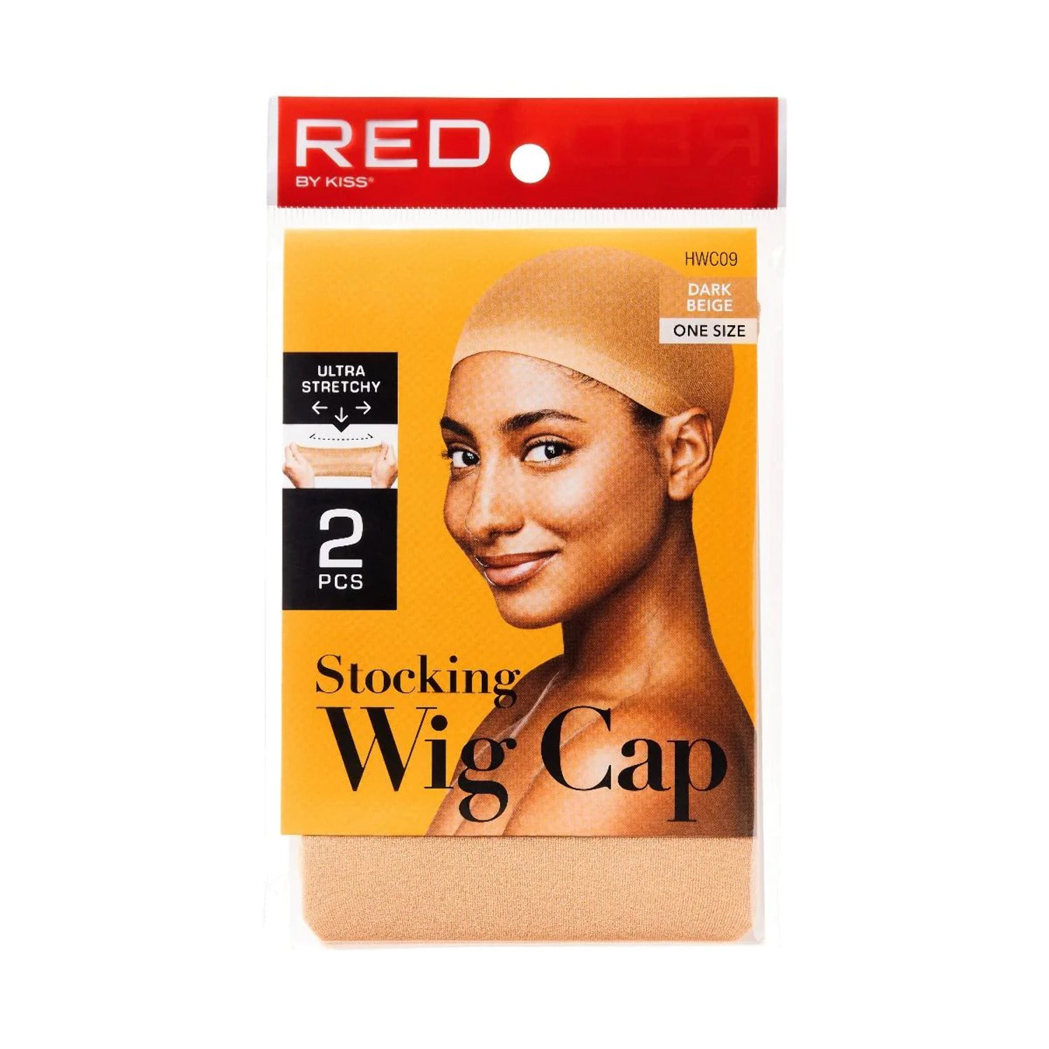 Red By Kiss Stocking Wig Cap Dark Beige HWC09
