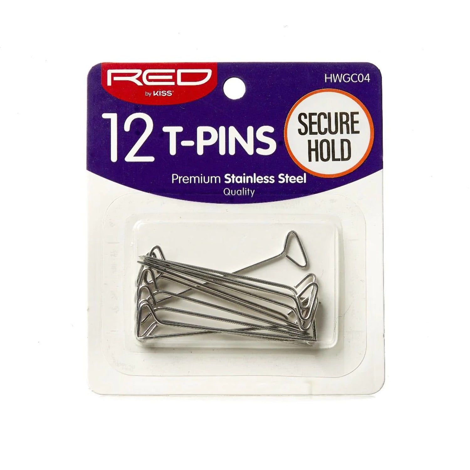 Red T-Pins 12 PCS HWGC04