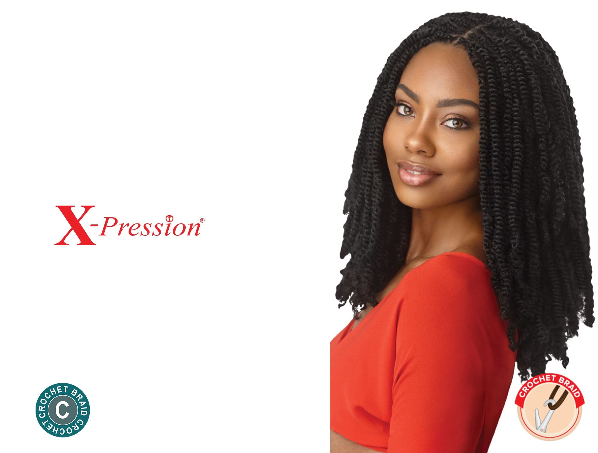 3X X-Pression Twisted Up Springy Afro Twist 16" #30