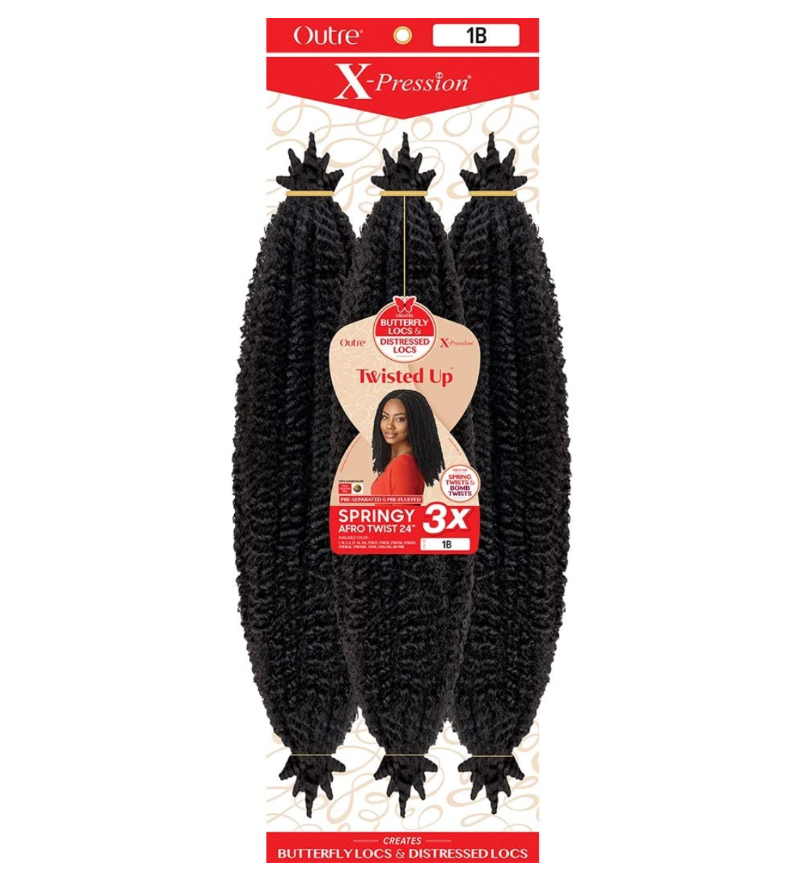 Outre Spring Twisted 24" #2T1B/30