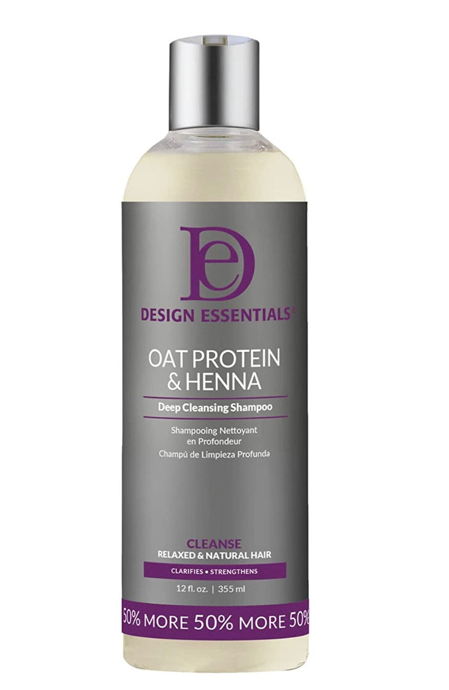 Design Essential Oat Protein & Henna Deep Cleansing Shampoo