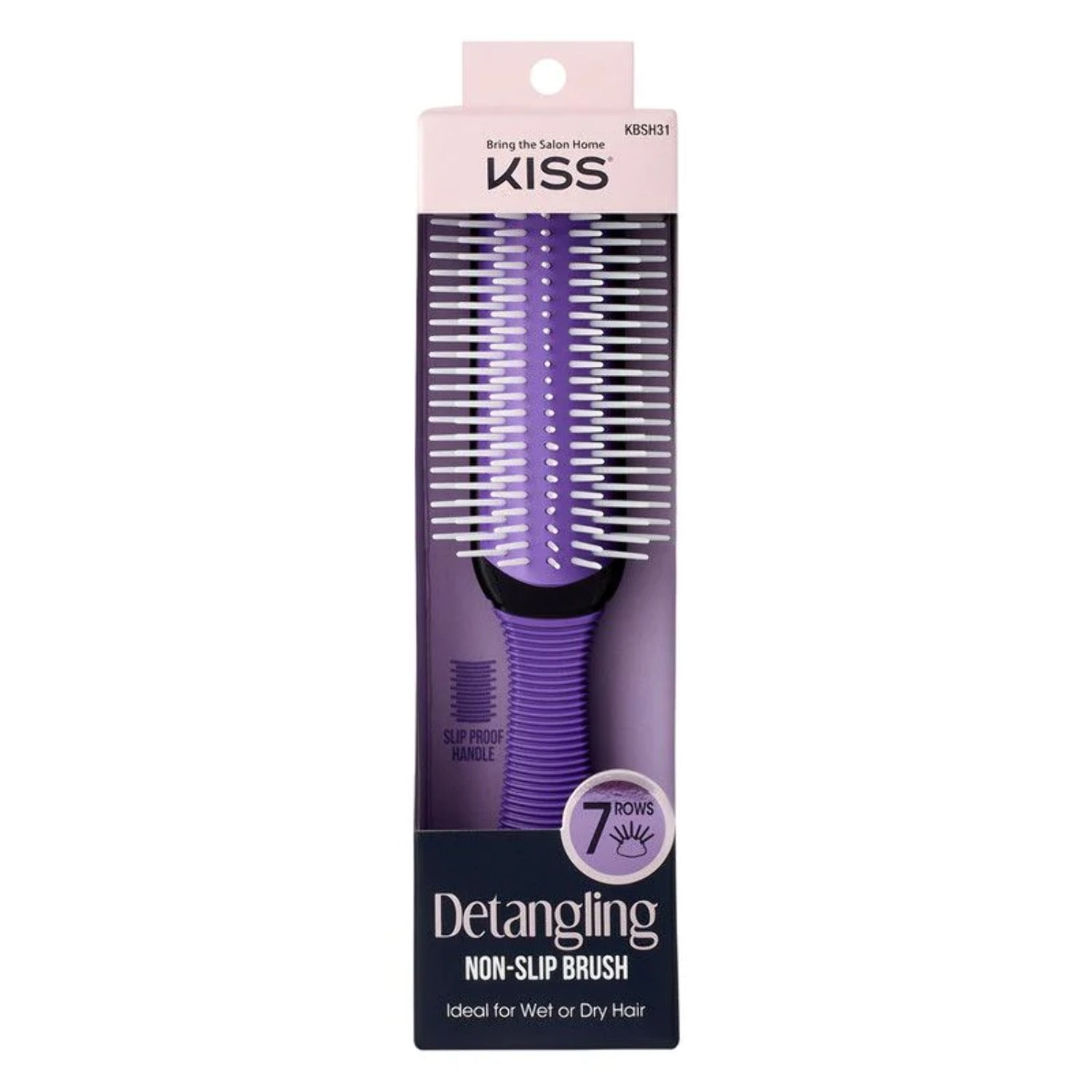 Red Detangling Non Slip Brush HH46