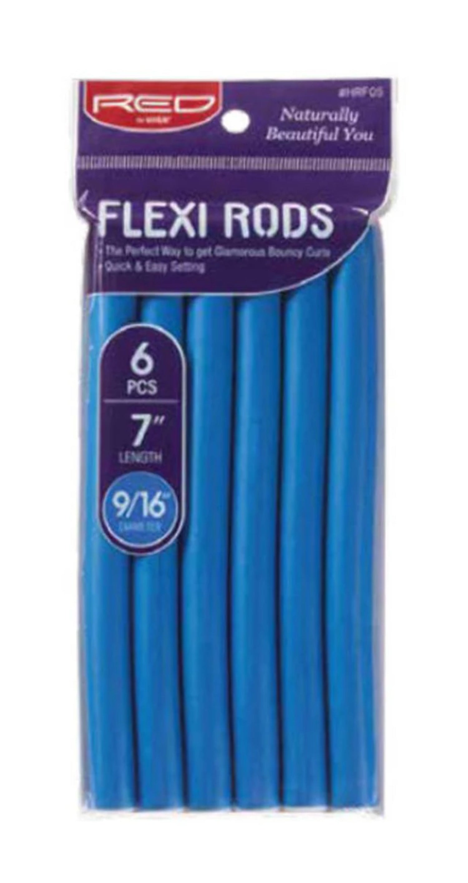 Red 6 Pcs Flexi Rods