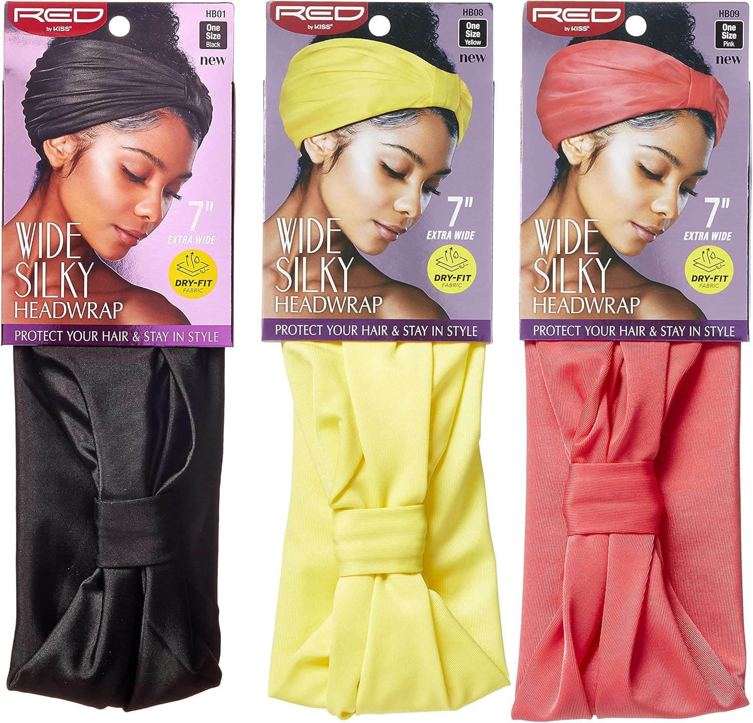Red By Kiss Wide Silky Headwrap HB08