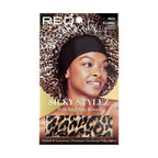 RED by Kiss Silky Stylez Wide Edge Silky Bonnet X-Large Leopard Assorted