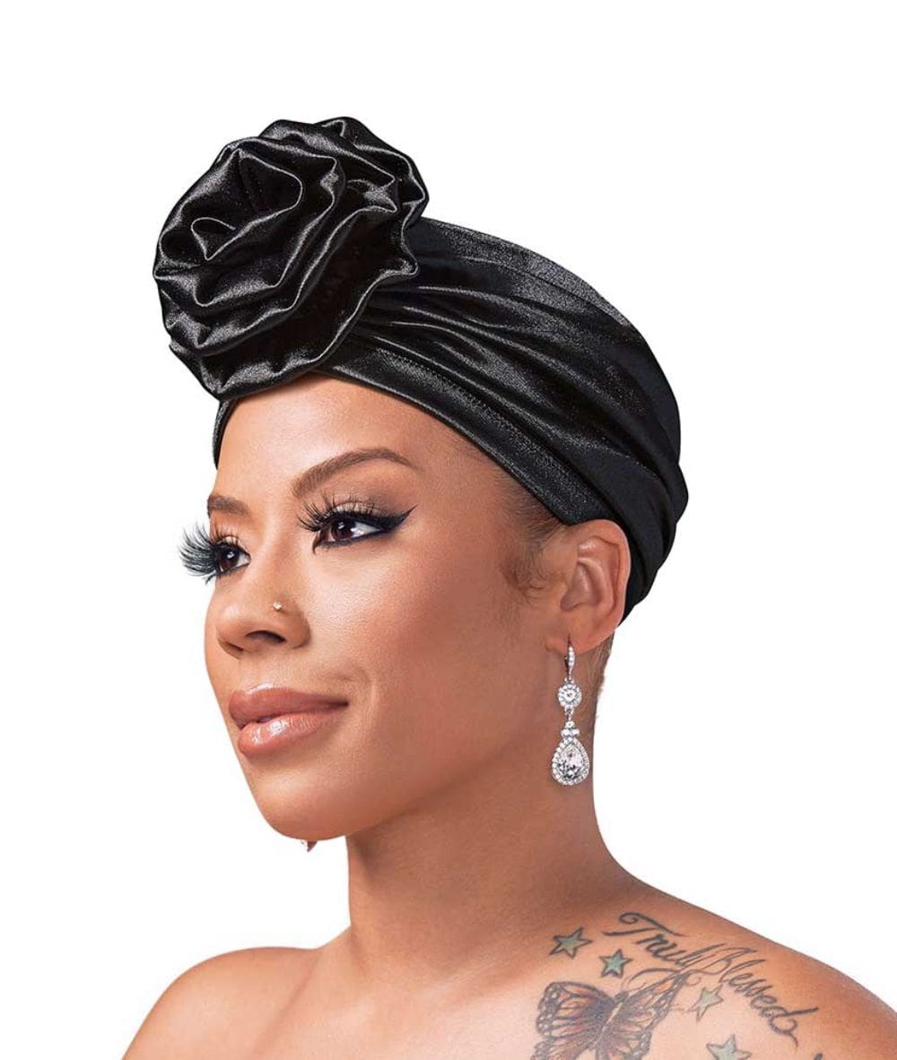 Red Top Knot Turban HQ57