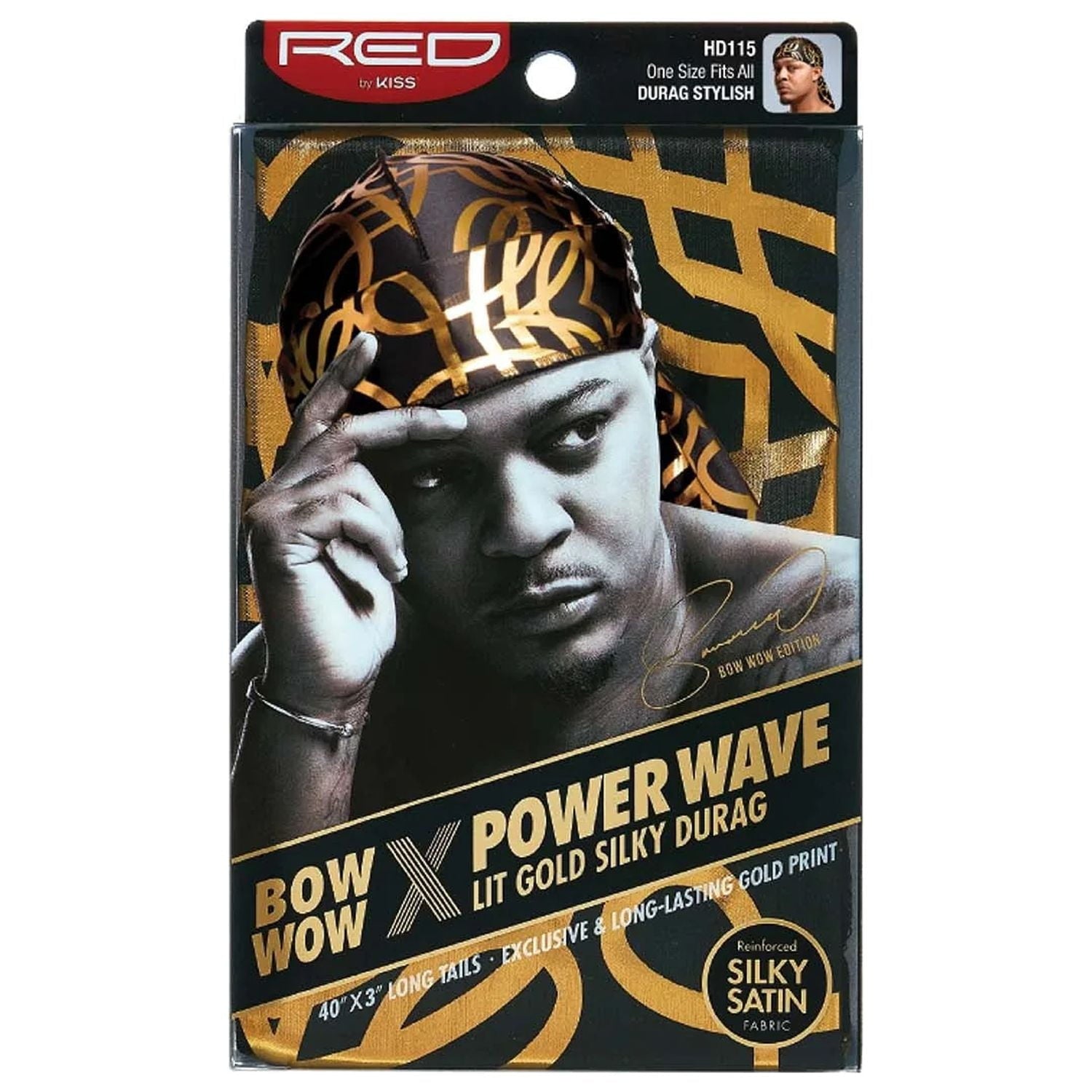 Red Power Wave Siky Satin