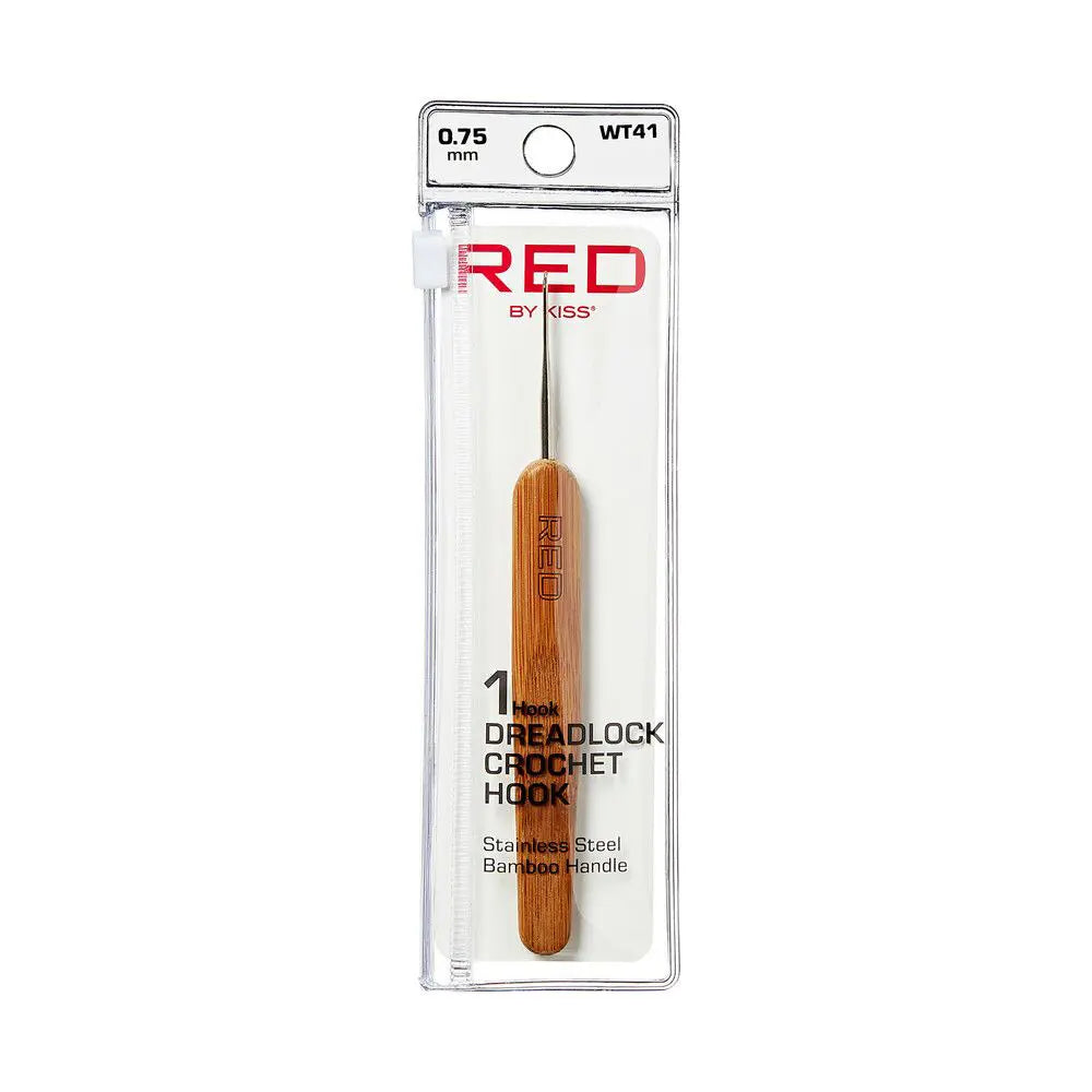 Red Dreadlock Crochet Hook