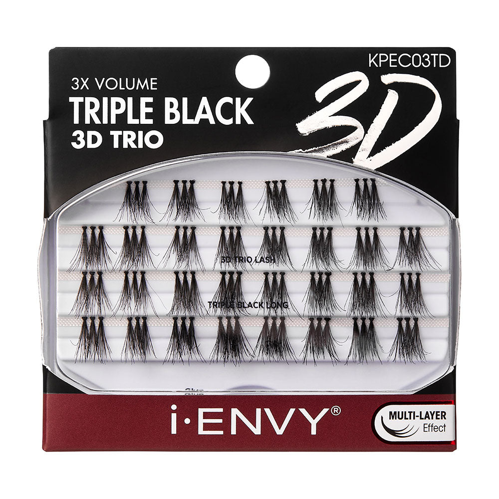 iEnvy Triple Black Trio Lashes KPEC03TD