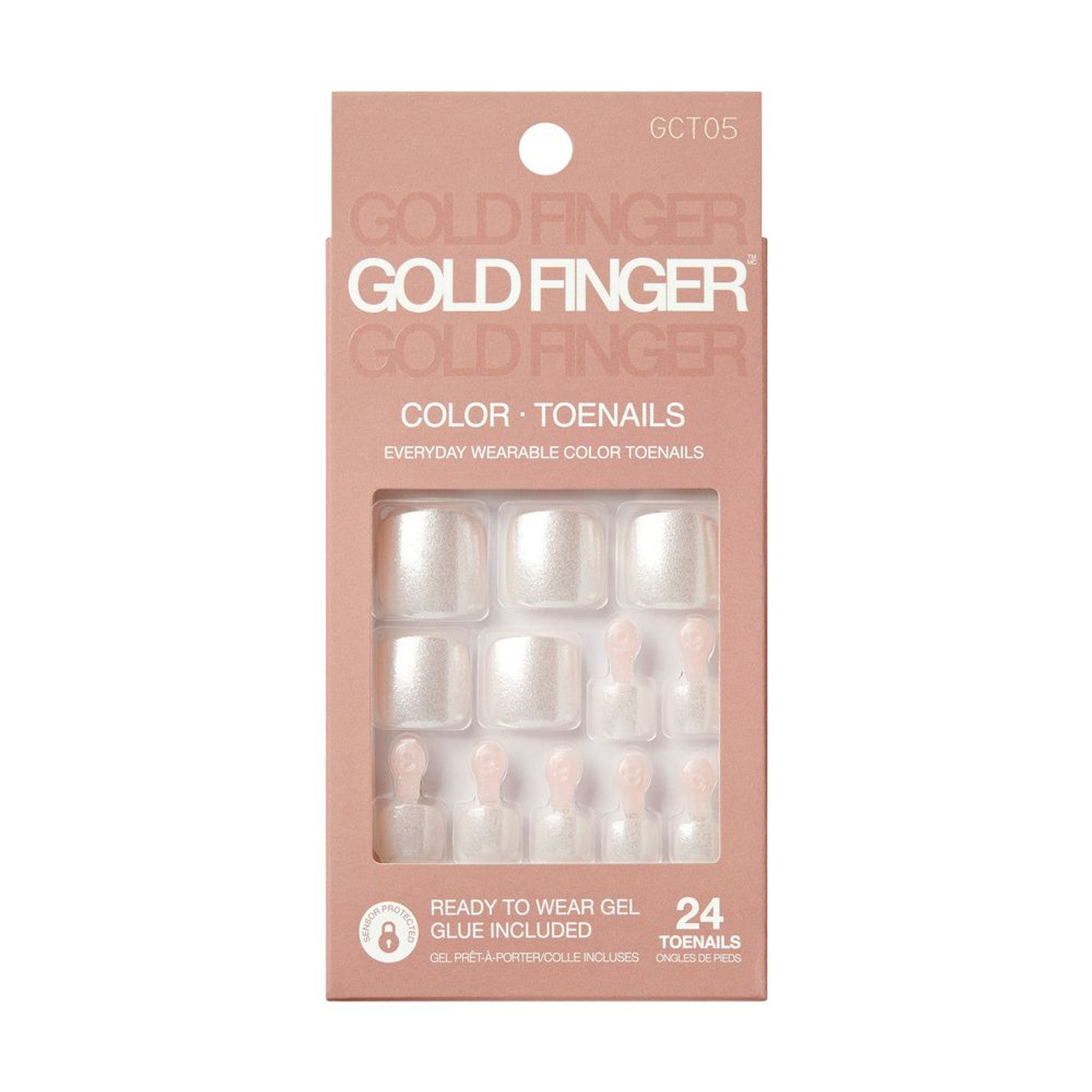 Gold Finger Toenails GCT05