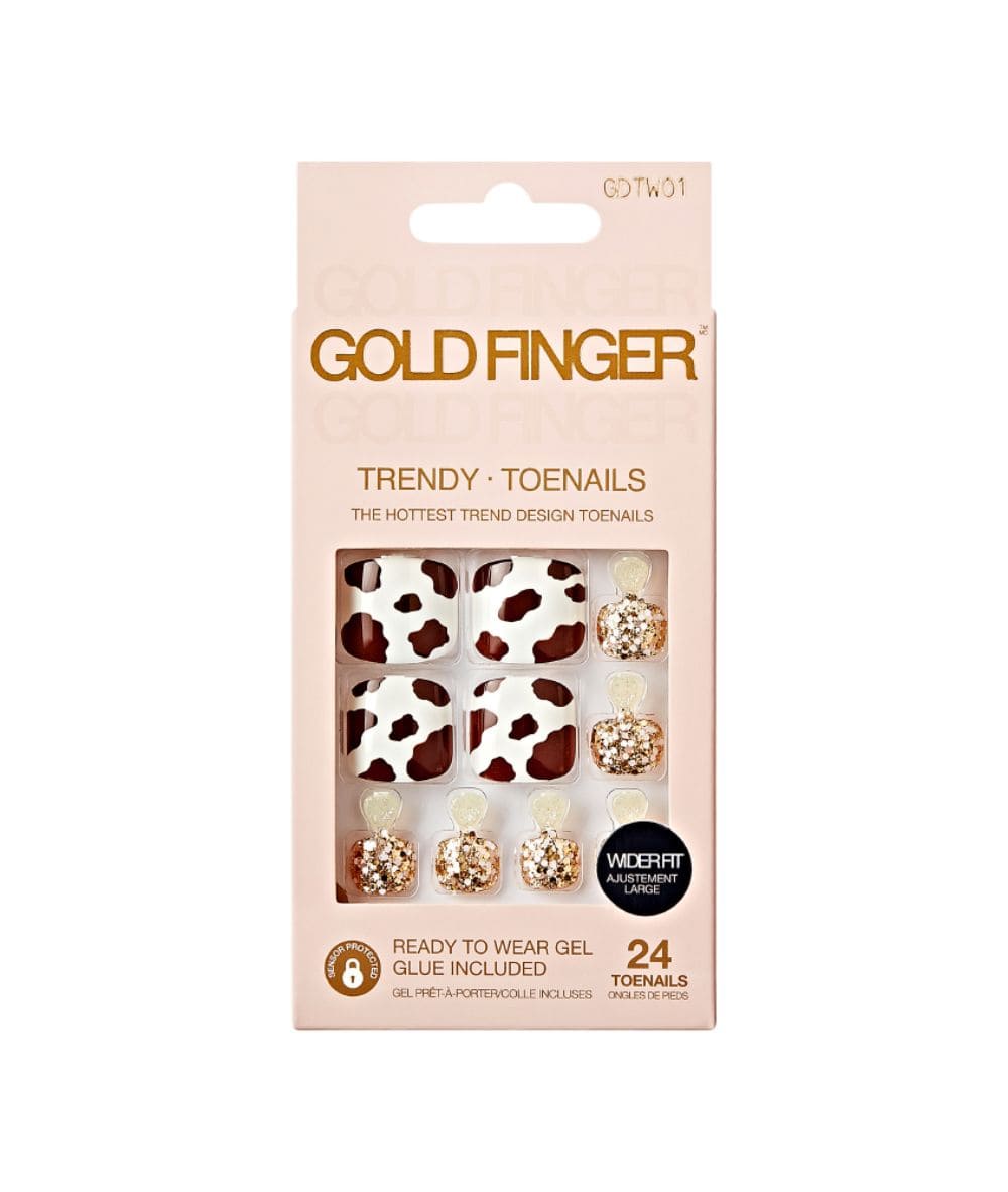 Gold Finger Trendy Toenails GDTW03