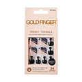 Gold Finger Trendy Toenails GDTW06