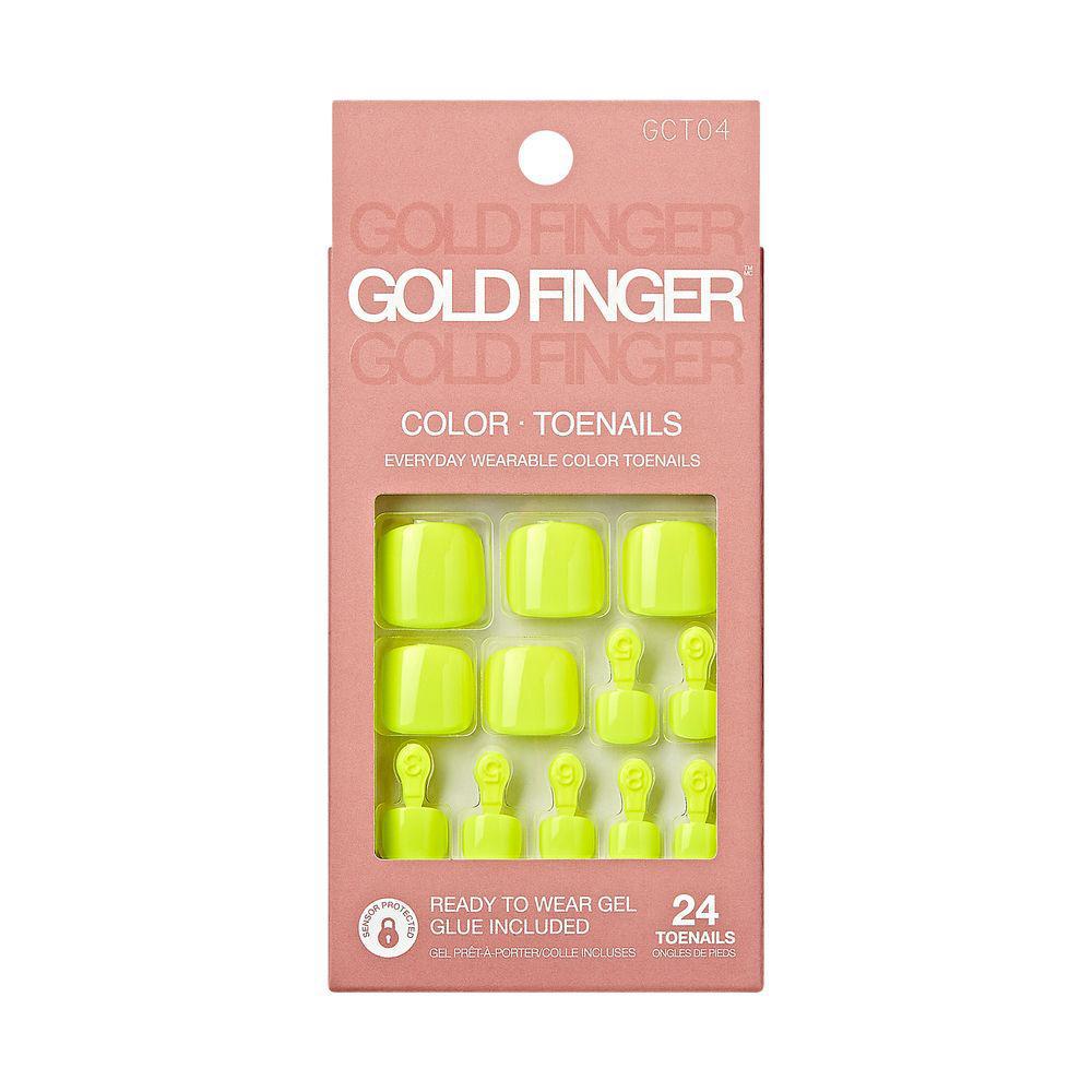 Gold Finger Toenails Gct04