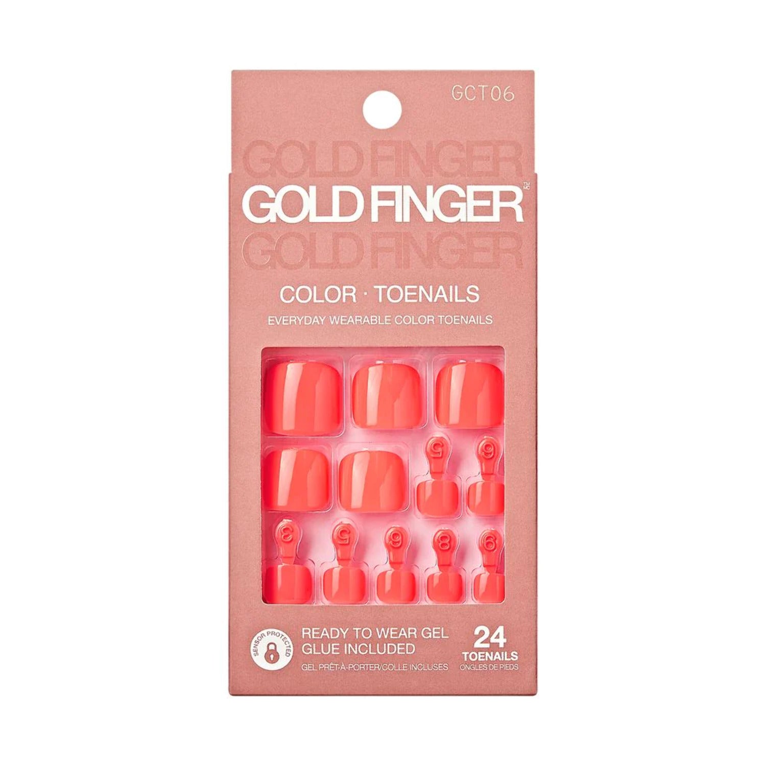 Gold Finger Toenails Gct06