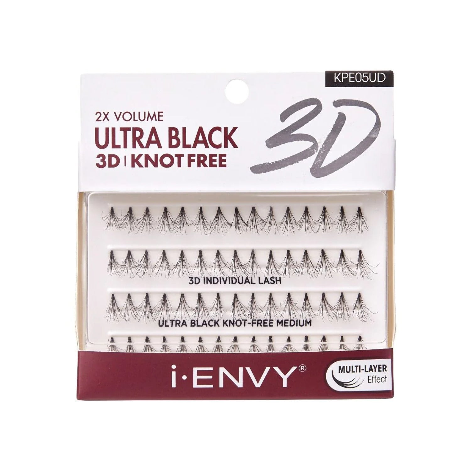 I Envy 2X Ultra Black 3D Knot Free KPE05UD