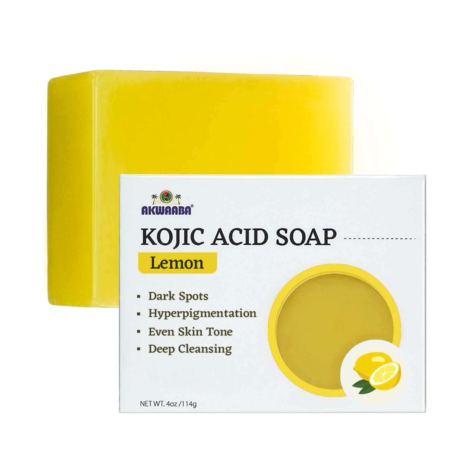 Akwaaba Kojic Acid Soap #Lemon