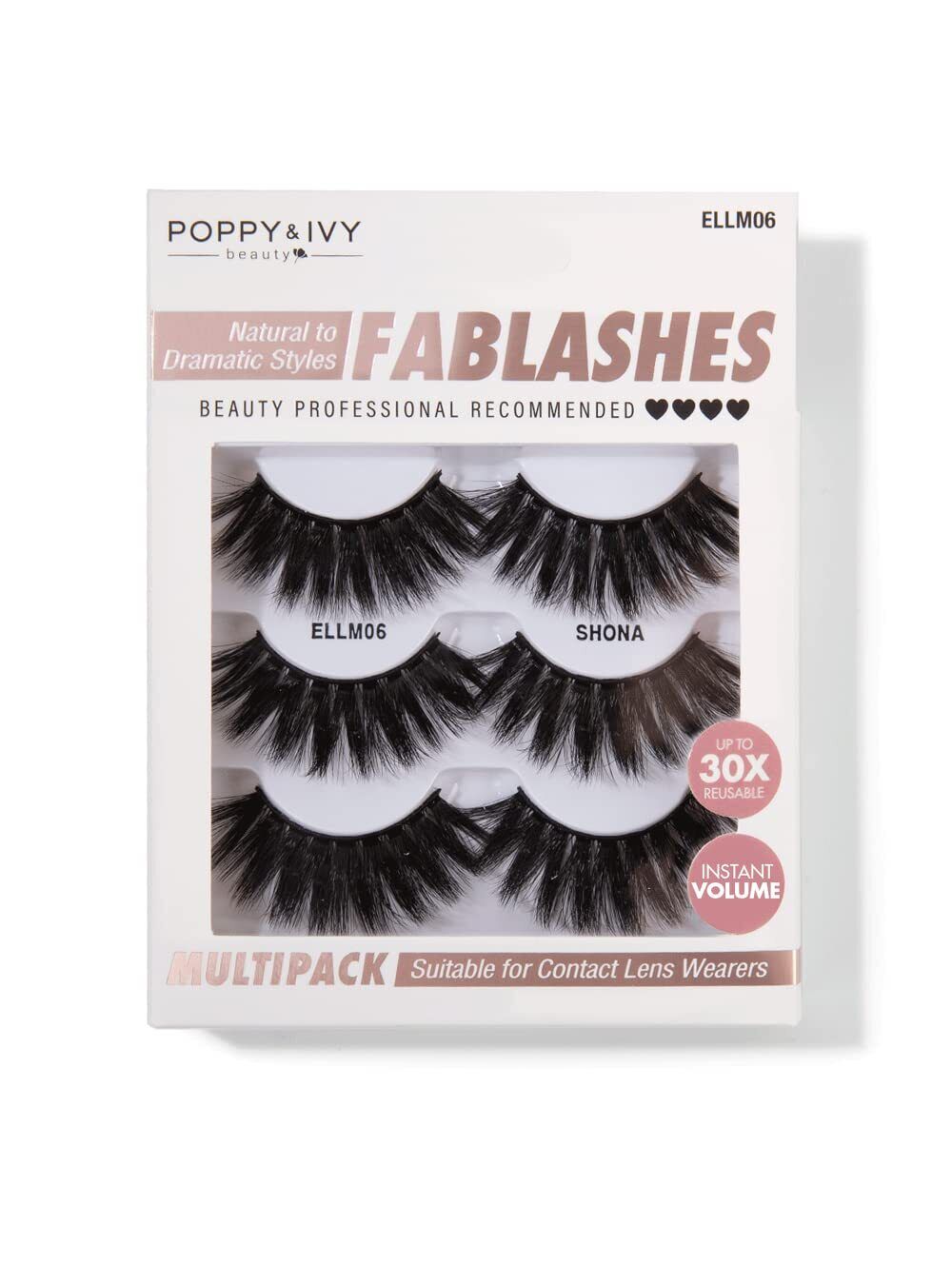 Poppy & Ivy Fablashes Multipack  #ELLM06