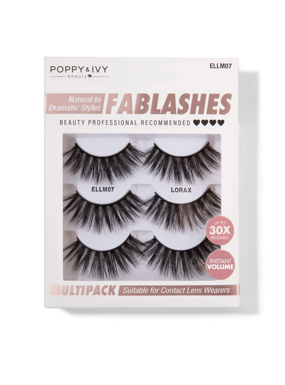 Poppy & Ivy Fablashes Multipack  #ELLM07