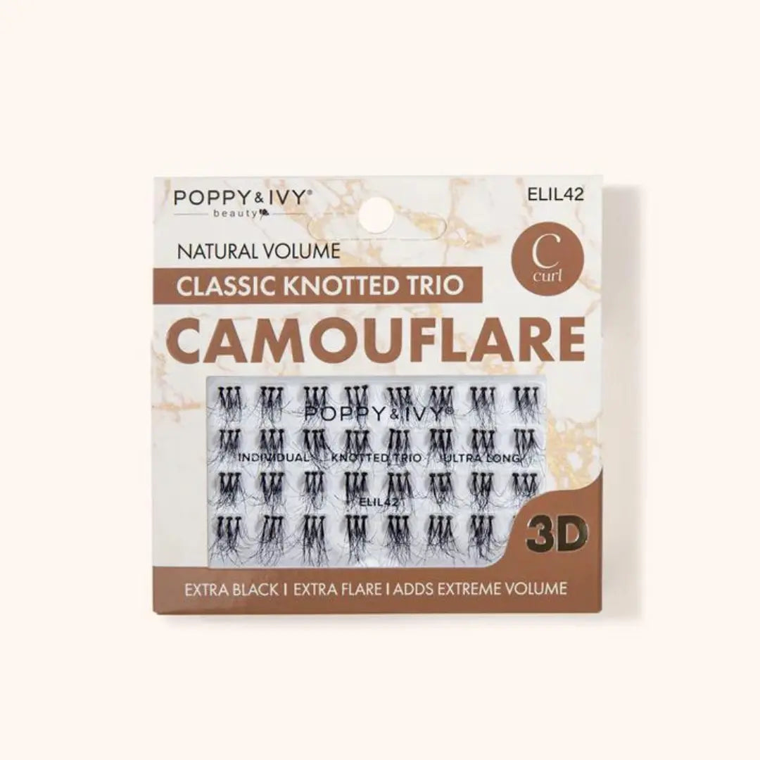Classic Knotted Trio Camouflare Lashes
