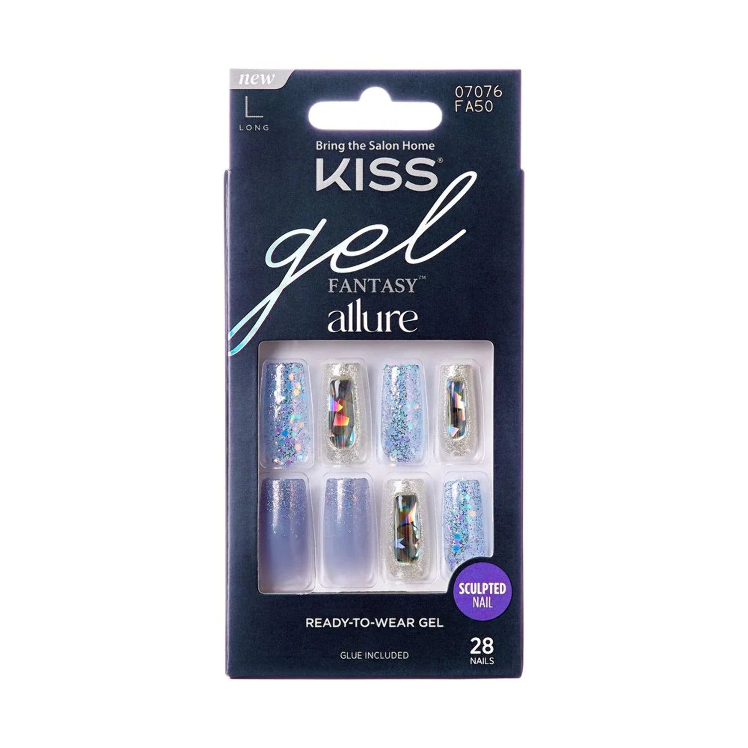 Kiss Gel Fantasy Allure Nails FA50