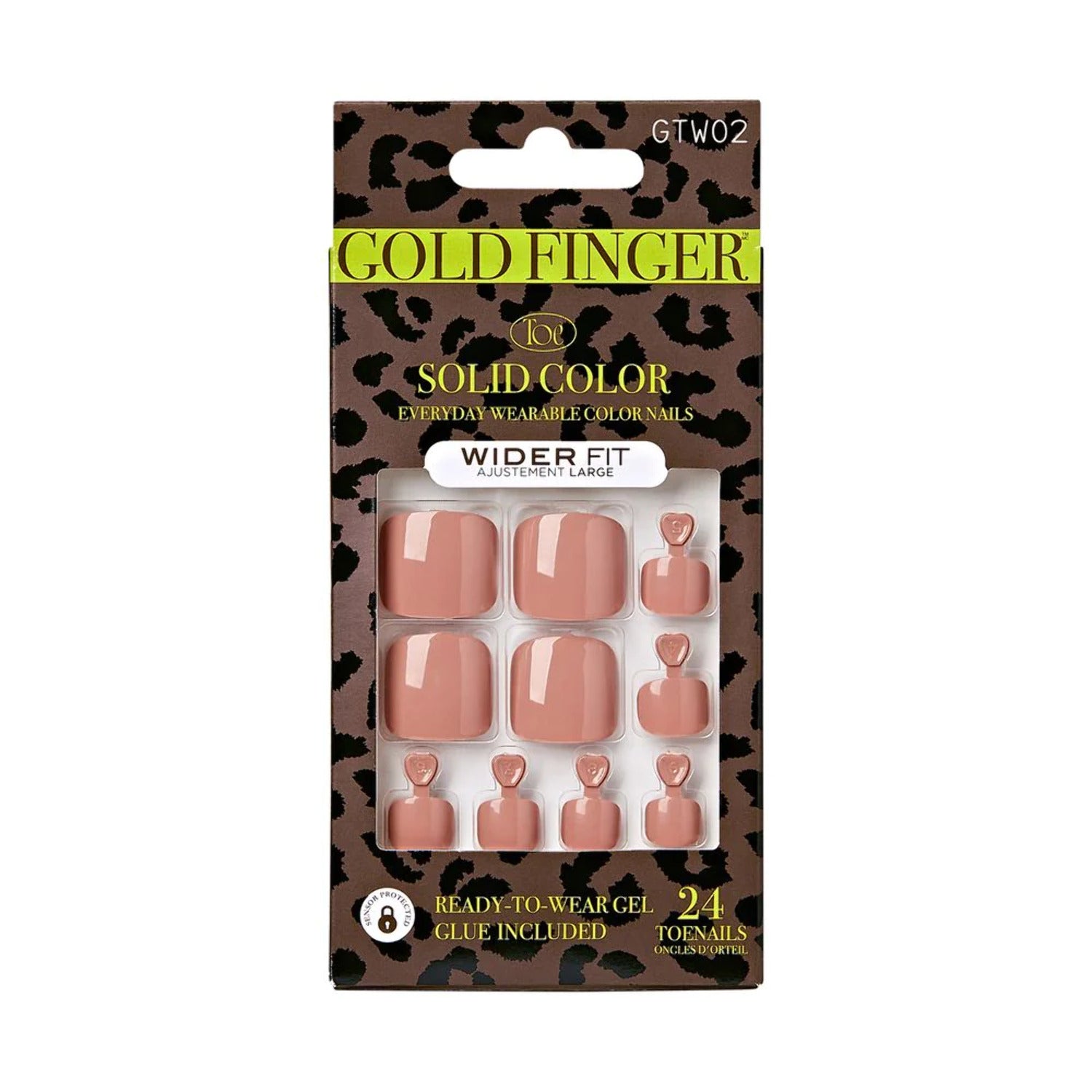 Gold Finger Toenails Gtw02