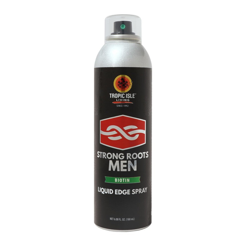 Strong Roots Men Liquid Edge Spray 6.08 Fl.oz./ 180ml - Gives a Sharp & Crisp Hairline Precison Cuts Perfect for Line up Gives Barber Result Qualit