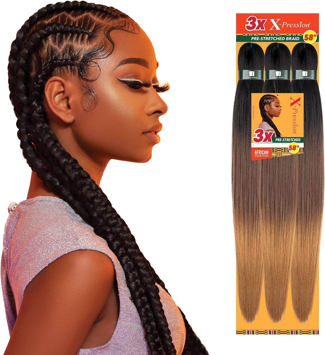 XPression Pre-Stretched 58" #BG