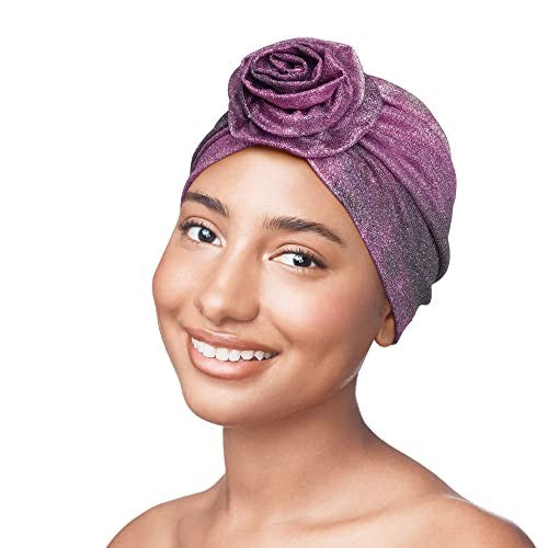 Red Galaxy Top Knot Turban