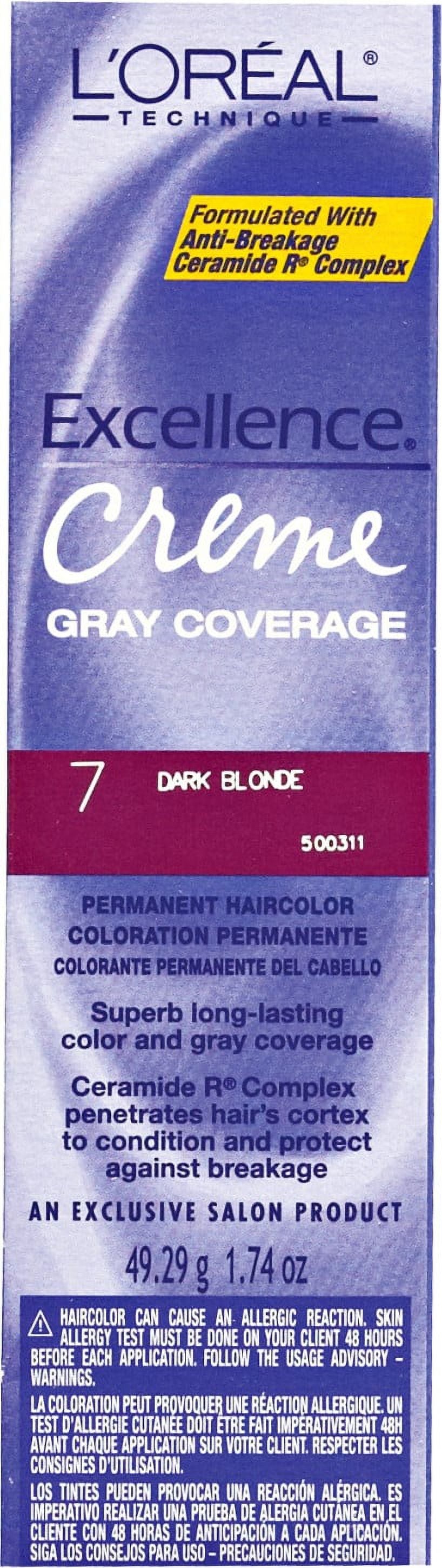Loreal Excellence Creme Gray Coverage Dark Blonde 7