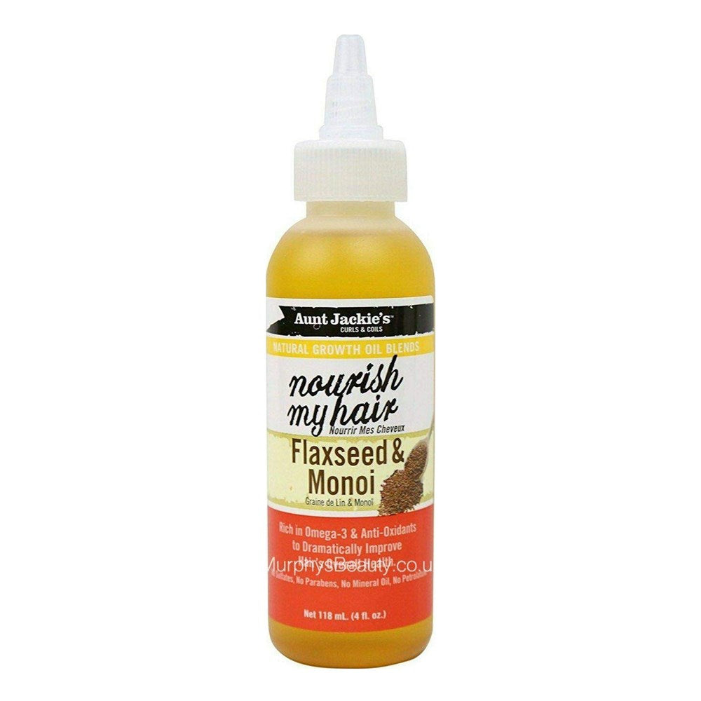 Aunt Jackies Nourish My Hair Flaxseed & Monoi 4oz *