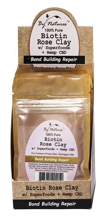 By Natures 100% Biotin Rose Clay Suparfoods Hemp Cbd 1 Oz *